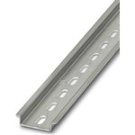 1207666, Steel Perforated DIN Rail, Top Hat Compatible, 1155mm x 35mm x 7.5mm