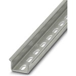 1207682, Steel Perforated DIN Rail, Top Hat Compatible, 955mm x 35mm x 15mm