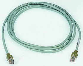 GPCPCF030-888H, Cat5e Straight Male RJ45 to Straight Male RJ45 Ethernet Cable, F/UTP, Grey LSZH Sheath, 3m
