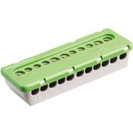 1SPE007715F0742, MISTRAL65 Series Non-Fused Terminal Block, 11-Way, 100A, 6 mm² ...