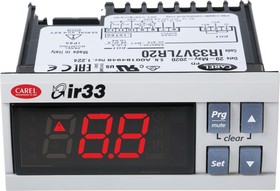 Фото 1/4 IR33V7LR20, IR33 Panel Mount PID Temperature Controller, 76.2 x 34.2mm, 1 Output Relay, 12 → 24 V ac Supply Voltage