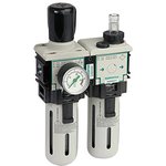 34225101, G 1/8 FRL, Semi Automatic Drain, 25μm Filtration Size - Without Pressure Gauge