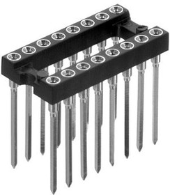123-83-640-41-001, IC socket, wire-wrap, DIL 40 Tin