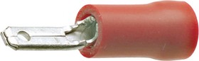 391308, Spade Connector, Partially Insulated, 0.5 ... 1mm², Plug, Pack of 100 pieces
