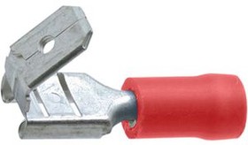 3925, Spade Connector, Partially Insulated, 0.5 ... 1mm², Plug / Socket, Pack of 100 pieces