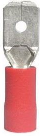 3910, Spade Connector, Partially Insulated, 0.5 ... 1mm², Plug, Pack of 100 pieces