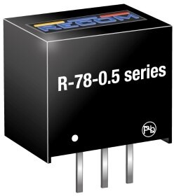 Фото 1/3 R-7815-0.5, Non-Isolated DC/DC Converters 0.5A DC/DC REG 18-34Vin 15Vout