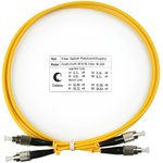 Оптический патч-корд duplex FC-FC 9/125 SM Cabeus FOP(d)-9-FC-FC-1m 1 метр ...