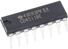 CD4511BEE4, Latch/Decoder/Driver Sing