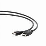 Кабель DisplayPort-HDMI Cablexpert CC-DP-HDMI-3M, 20M/19M, 3.0м, черный, экран ...