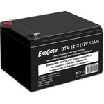 Батарея ExeGate DTM 1212 (12V 12Ah 1251W), клеммы F2