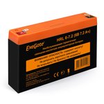 EX282952RUS, Аккумуляторная батарея ExeGate HRL 6-7.2 (6V 7.2Ah, клеммы F1)