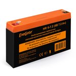 EX285651RUS, Аккумуляторная батарея ExeGate HR 6-7.2 (6V 7.2Ah, клеммы F1)