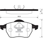 Колодки тормозные SANGSIN BRAKE SP2097