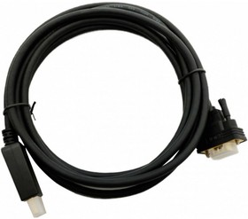 Фото 1/3 Кабель аудио-видео Buro 1.1v, DisplayPort (m) - VGA (m) , 3м, GOLD, черный [bhp dpp_vga-3]