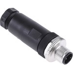 99-0437-12-05, Circular Connector, 5 Contacts, Cable Mount, M12 Connector ...