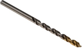 Фото 1/4 A0023.9, A002 Series HSS-TiN Twist Drill Bit, 3.9mm Diameter, 75 mm Overall