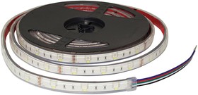 F10-RGBW-12-30-IP20, 12V dc Blue, Green, Red, White LED Strip Light, 5m Length
