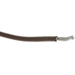 3055 BR005, Hook-up Wire 18AWG 16/30 PVC 100ft SPOOL BROWN