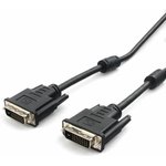 Кабель DVI-D dual link Cablexpert CC-DVI2L-BK-10M, 25M/25M, 10м, черный, экран ...
