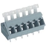 256-406, PCB Terminal Block, THT, 5.08mm Pitch, 45 °, Cage Clamp, 6 Poles