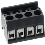 AK1350/04-3.5, Pluggable Terminal Block, Right Angle, 3.5mm Pitch, 4 Poles