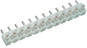 160 ST/12DS, Plug with Wire Protector, Straight, 10mm Pitch, 12 Poles