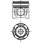 40595601, Поршень ДВС PISTON MAN 120,00 STD