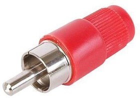 27-085, Red Plastic RCA Type Plug