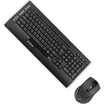 A-4Tech Клавиатура + мышь 9300F, беспроводная, черный, USB [618555]