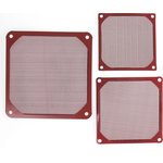 FGF-120 / M red, Filter for fan 120x120mm (metal)