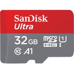 Флеш карта microSD 32GB SanDisk microSDHC Class 10 Ultra (SD адаптер) UHS-I 100MB/s