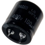 LG400M0100BPF-2525, (400V 100uF /25*25/105°С YAGEO/KEMET) ...