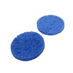 Губки для чистки жал 10 х 55 х 55мм (2 шт в комплекте) голубой