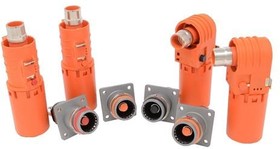 SLPIPB50BSO4EH, Heavy Duty Power Connectors 8.0mm SPlug EMI&HVIL Orange 150Keyway