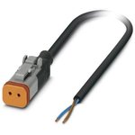 1410728, Sensor Cables / Actuator Cables SAC-2P- 1,5-PUR/ DTFS-1L