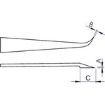 707A.CF, 115 mm, PA66/CF30 (Tip), Plastic (Body), ESD Tweezers