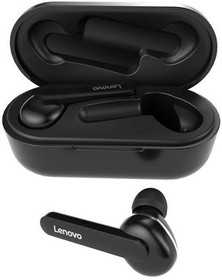 Наушники Lenovo HT28, Bluetooth, внутриканальные, черный [ут000023561]