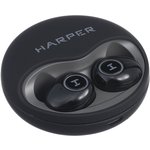 Наушники Harper HB-522 TWS, Bluetooth, внутриканальные, черный
