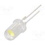 OSW4XA5B91R-150MA, LED; 5mm; white cold; 25000?30000mcd; 90°; Front: convex; 3.3?3.8V