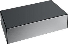 424.18, Shell case 42 237x160x100mm Aluminium Black / Silver IP40