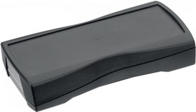 BS602 F-7024, Hand Case Enclosure BOS-Streamline 77.9x160x33.5mm Graphite Grey ABS IP65