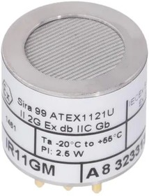 IR11GM, Air Quality Sensors Analogue Infrared gas sensor, 0-5% CO2, with Internal Temperature Sensor LM60, 16.6mm height