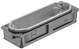 09405240311, Heavy Duty Power Connectors 24B HPR Compact Bulkhead Housing, Screw Locking