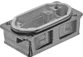 09405060311, Heavy Duty Power Connectors 6B HPR Compact Bulkhead Housing, Screw Locking