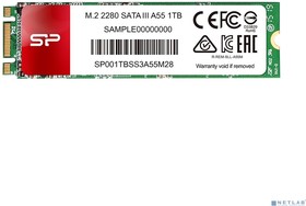 Фото 1/7 SSD накопитель Silicon Power A55 SP128GBSS3A55M28 128ГБ, M.2 2280, SATA III, M.2
