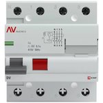 Устройство защитного отключения AVERES DV, 4P, 40А/100мА, AC rccb-4-40-100-ac-av