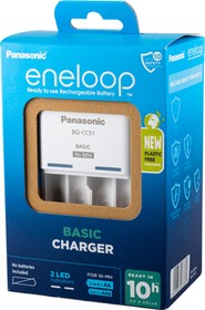 Фото 1/4 Panasonic eneloop BQ-CC51E Basic Charger BL1, Зарядное устройство