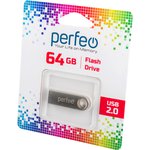 PERFEO PF-M07MS064 USB 64GB M07 Metal Series BL1, Носитель информации