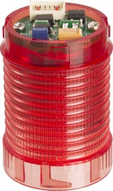 LED-MINI-02-02, LED-MINI Series Red Steady Effect Beacon Unit, 12 → 24 V dc, LED Bulb, DC, IP54